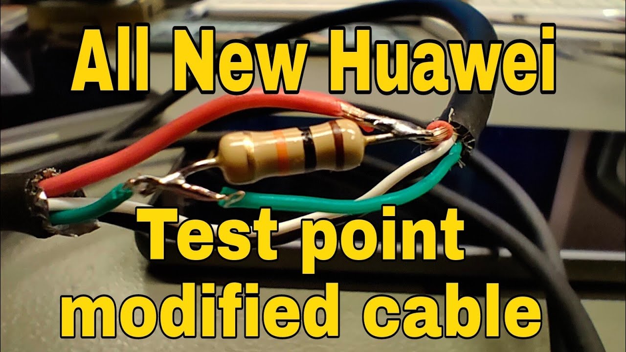 Huawei Test Point not working. Fixed by modified cable.