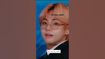 When Tae saw y/n for the first time...🤭|| Taehyung imagine