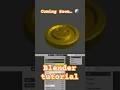 Coin in Blender this November #kingsam #kingsamanimations #blender #3d #animation #timelapse #model