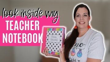 How I Keep Track of Student Information and Data Using a Teacher Notebook
