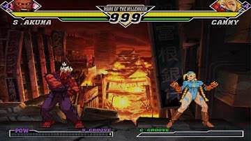 Capcom vs Snk 2 Shin Akuma vs Cammy