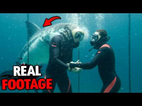 Great White Shark Eats Couple Alive In Glass Cage Dive On June 17th 2025