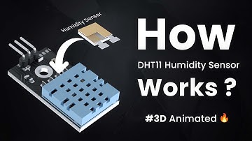 How DHT11 Humidity Sensor Works ? | 3D Animated 🔥