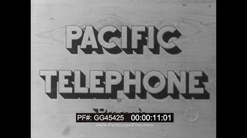 " DETACHED CONTACT SCHEMATICS "  1954 PACIFIC TELEPHONE   SCHEMATIC DRAWING INTERPRETATION  GG45425