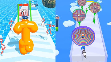 Tall Man Run 🆚Layer Man | Walkthrough Gameplay all levels ios, android Very Satisfying