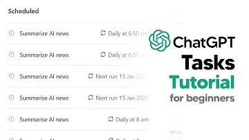 How To Use ChatGPT Scheduled Tasks Tutorial (ChapGPT Tasks Tutorial 2025)