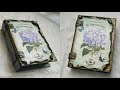 Decoupage Tutorial For Beginners - How To Decoupage On Wood - Vintage Book Box