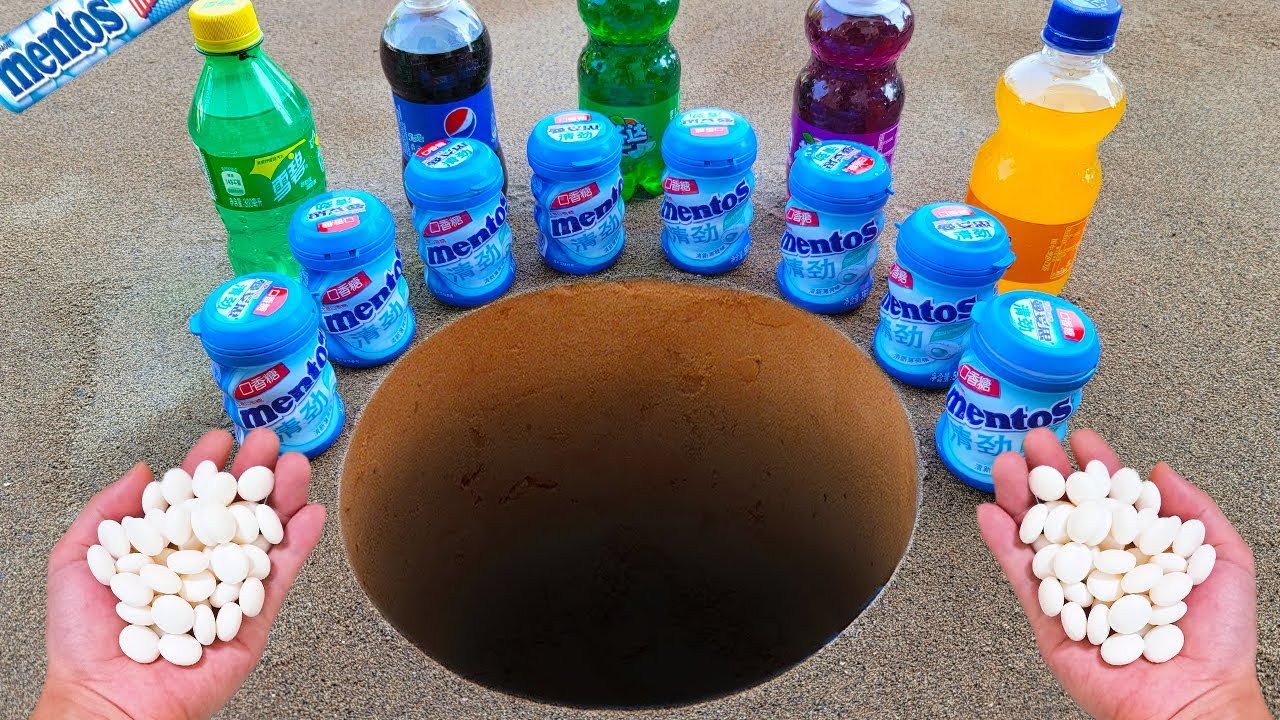 What If You Create Elephant Toothpaste Coke and Mentos Explosion YouTube