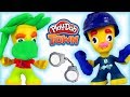 Play Doh Town • Policjant • Złodziej w Mieście!!! • bajki i kreatywne zabawy