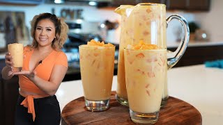 Super Easy, CREAMY and REFRESHING AGUA FRESCA DE MELON | Cantaloupe Agua Fresca