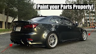 Career Overview How to Paint your Polyurethane Parts! | DIY on the Lexus 2is Diffuser