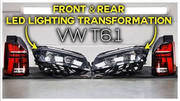 VW T6.1 gets Front & Rear LED Light Upgrades With Dynamic Side Indicators! (Installation Video)