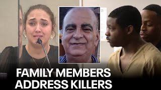 Family of man killed outside Dallas Costco address killers in court