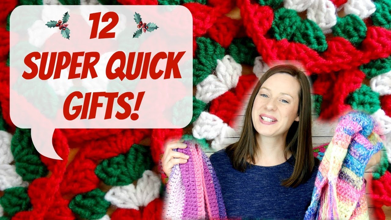 Quick Christmas crochet gifts you'll love! 