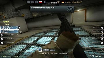 CS: GO $83,210 League: ESC Gaming (The Golden 5) vs Anexis on de_nuke @ ESEA Invite Season 13 Week 5