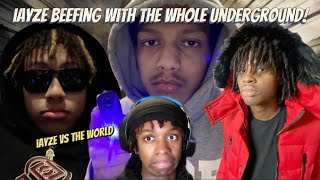 Reacting to sgpwes, Slump6s & iayze BEEF + DISS TRACKS