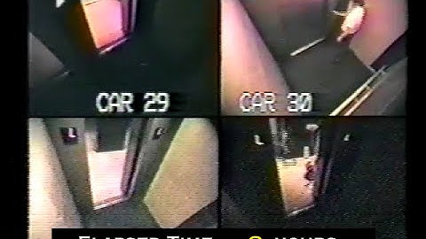 Footage of a Man Who Spent 41 Hours Trapped in an Elevator