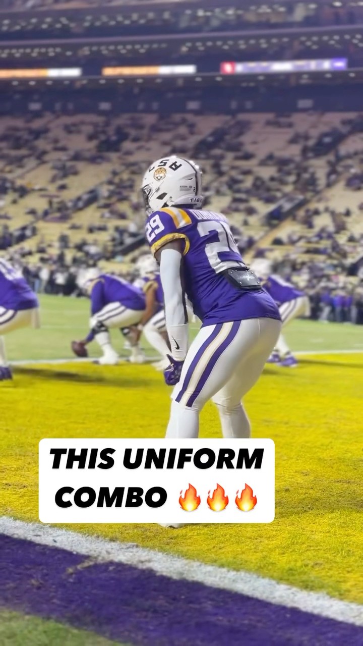 THIS LSU FOOTBALL UNIFORM COMBO ???