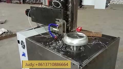 4 axis cnc bottom grooving lathine lathing machine for aluminum frypan #shorts