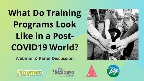 Webinar: What Do Training Programs & Camps Look Like in a Post-COVID19 World? Guidelines & Advice