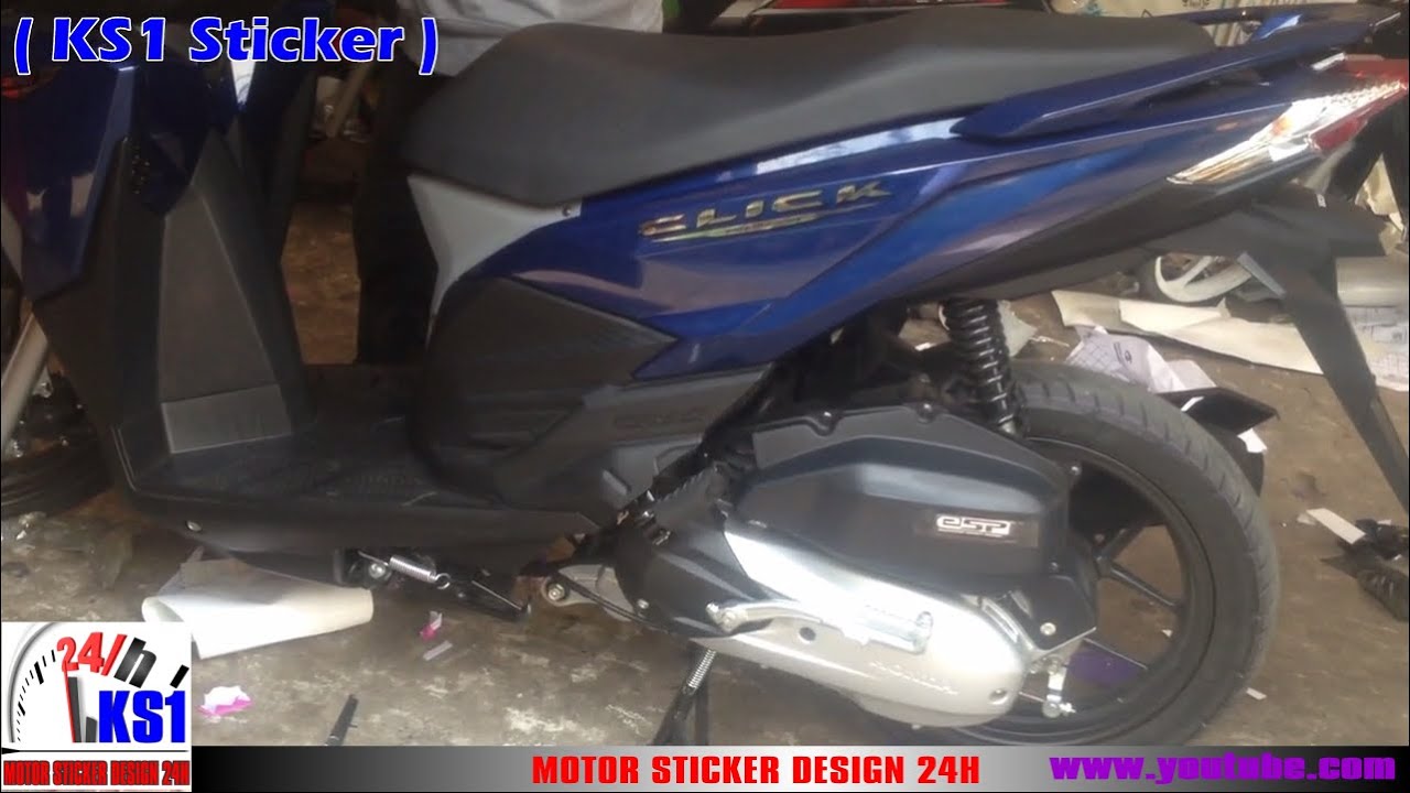 Honda click 125i 2016 blue color original - YouTube