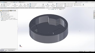 Tutorial-2 CAMWorks Z Level Finishing Machining Strategy