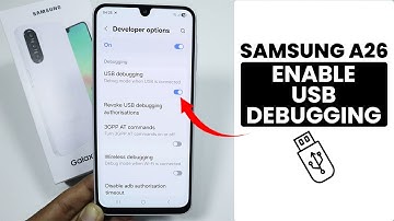 How to Enable USB Debugging in Samsung A26 - Turn ON USB Debugging