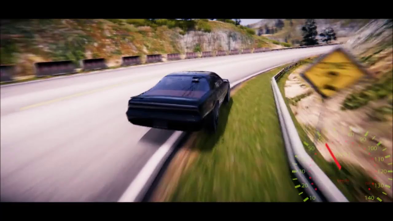 Knight Rider Testtrack Unity Knight Rider test drive - YouTube