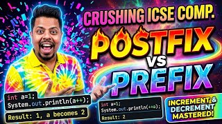 ​POSTFIX vs PREFIX Explained in 10 Minutes! 🤯 | ICSE Class 9 Computer #elwinsir #icse2027 #viral #yt