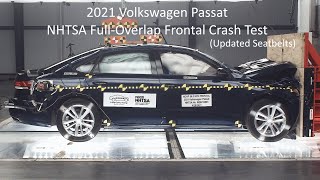 20202022 Volkswagen Passat NHTSA FullOverlap Frontal Crash Test (ReTest  Seatbelt Update)