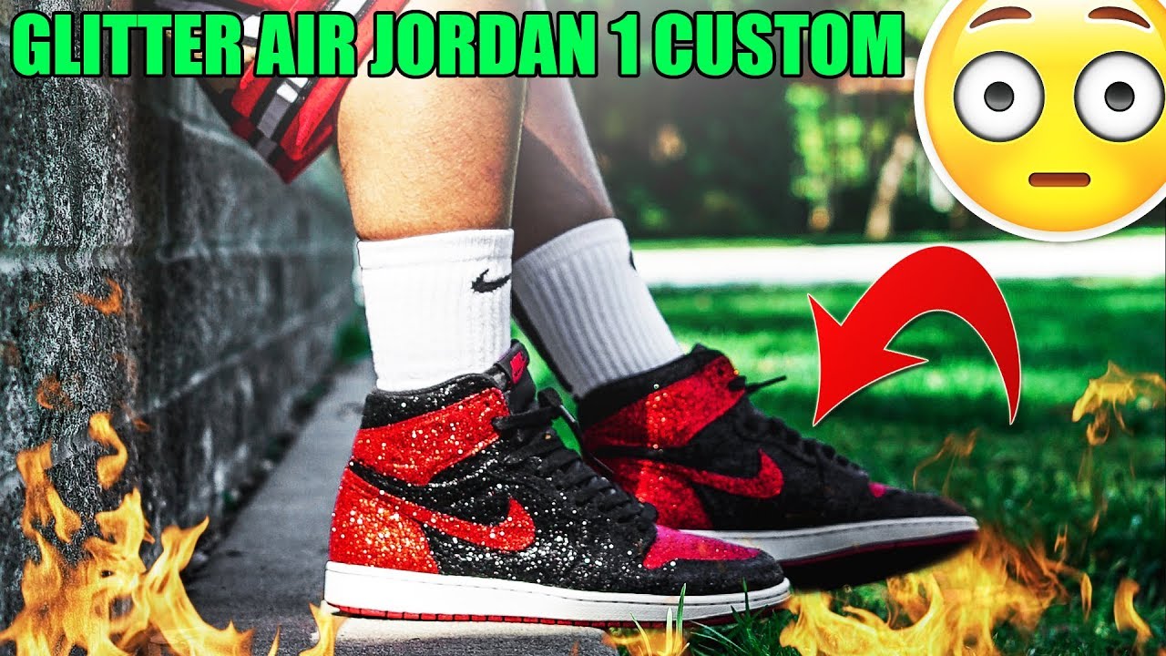 Red Glitter Custom 11's 😍  Hype shoes, Nike shoes jordans, Sneaker closet