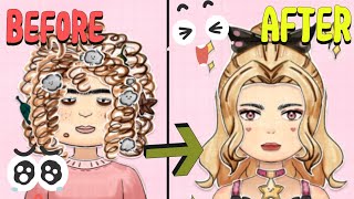 PAPER CRAFT ✨make over before and after ASMR #asmr #papercraft #paperdoll #paper