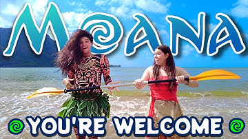 MOANA 2 IN REAL LIFE - You’re Welcome  (Cover by @SharpeFamilySingers)✨🎤