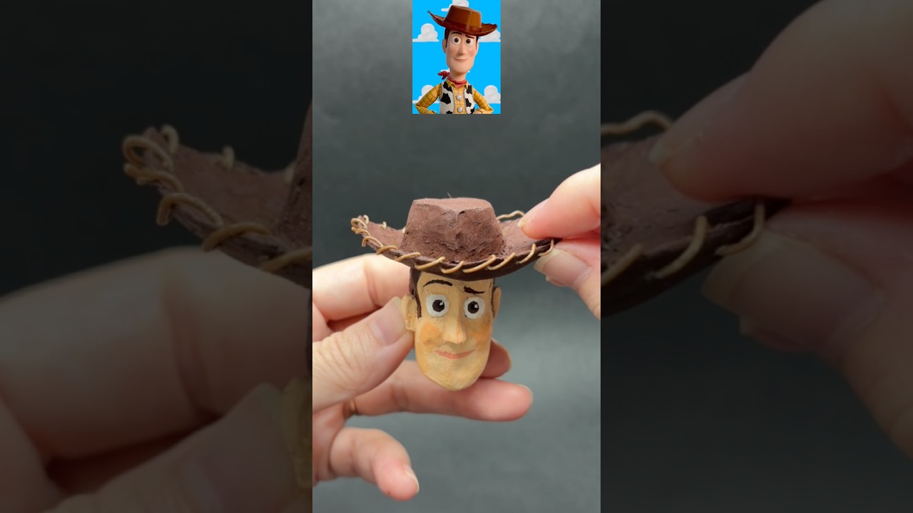 I made a Woody from Toy Story 5 with 3D Pen #disney #toystory5