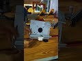 Trimming Machine Base Transparent Shield Or Tenon Gauge Or Wood