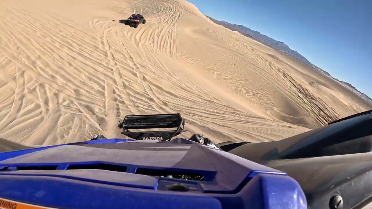 After following a group in the Dunes