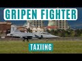 Gripen Fighter Taxiing