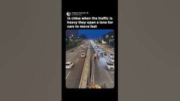 China’s Secret Express Lane Solution Revealed | Traffic Bypass Innovation 🚗