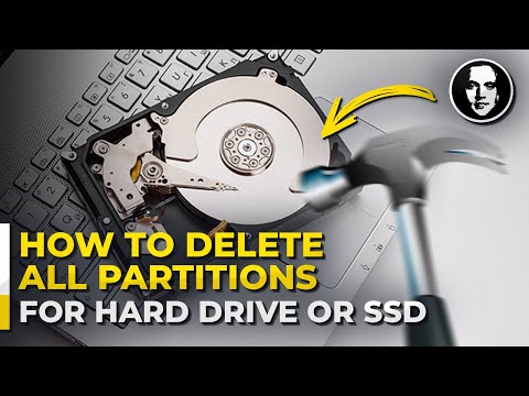 How To Delete All Partitions on a Hard Drive or SSD on Windows 11