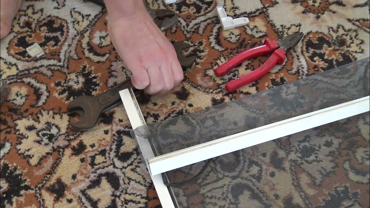 Как заменить сетку на окне своими руками. Как заменить сетку на окне своими руками