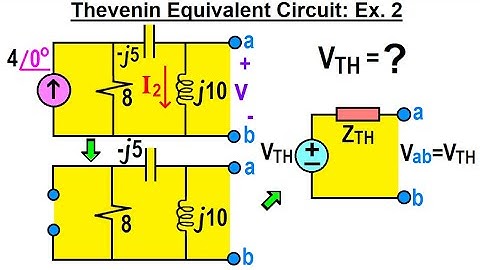 Electrical Engineering: Ch 11 AC Circuit Analysis (29 of 34) Thevenin Equivalent Circuit: Ex. 2