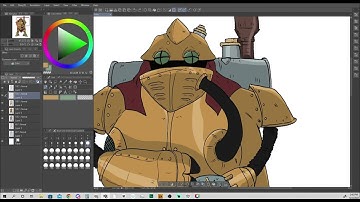 Drawing Robo from Chrono Trigger (Timelapse)