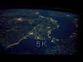 Planeta Tierra de noche desde el Espacio (5K) ✨