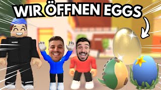 WIR ÖFFNEN VERSCHIEDENE EGGS in ADOPT ME! Fossil Eggs, Ocean Eggs uvm. | Roblox Deutsch