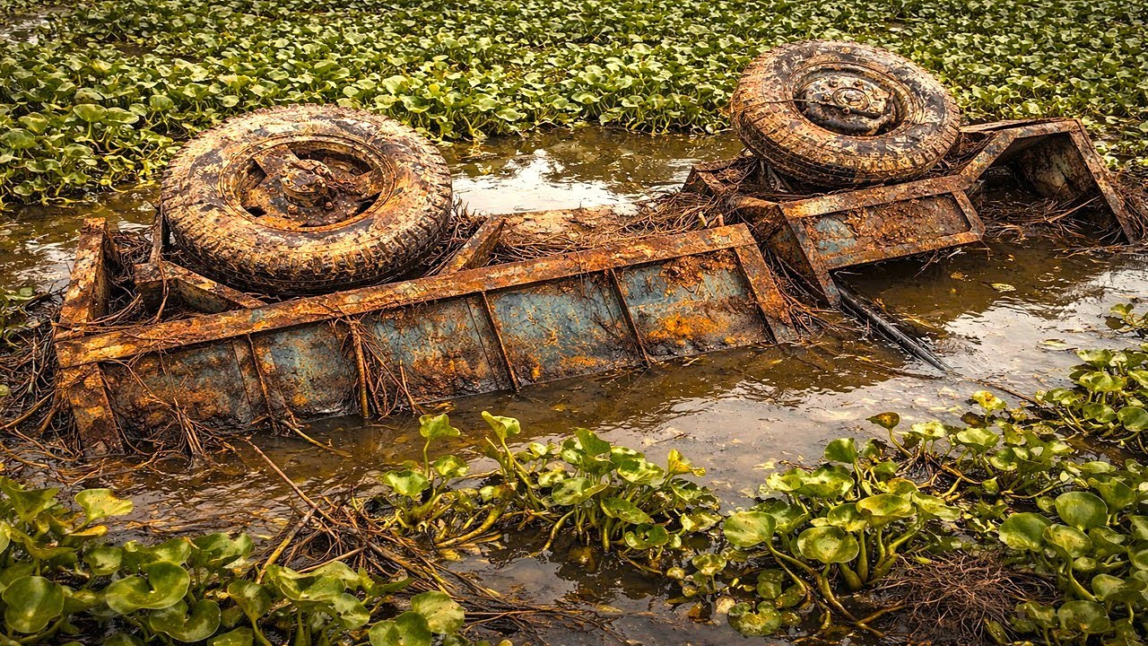 🔥 Forgotten Material Truck Found Underwater After Years of Abandonment : Restorations Genius