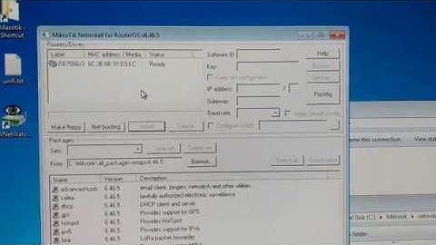 Mikrotik NetInstall Problem (and solution)
