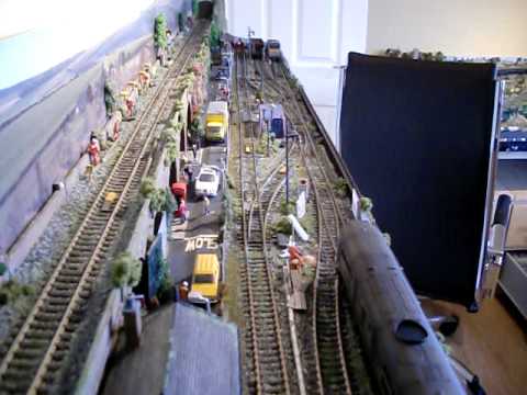 OO Gauge DCC Shelf Layout Layout - YouTube