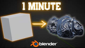 Create Trash Bags in Blender in 1 Minute!