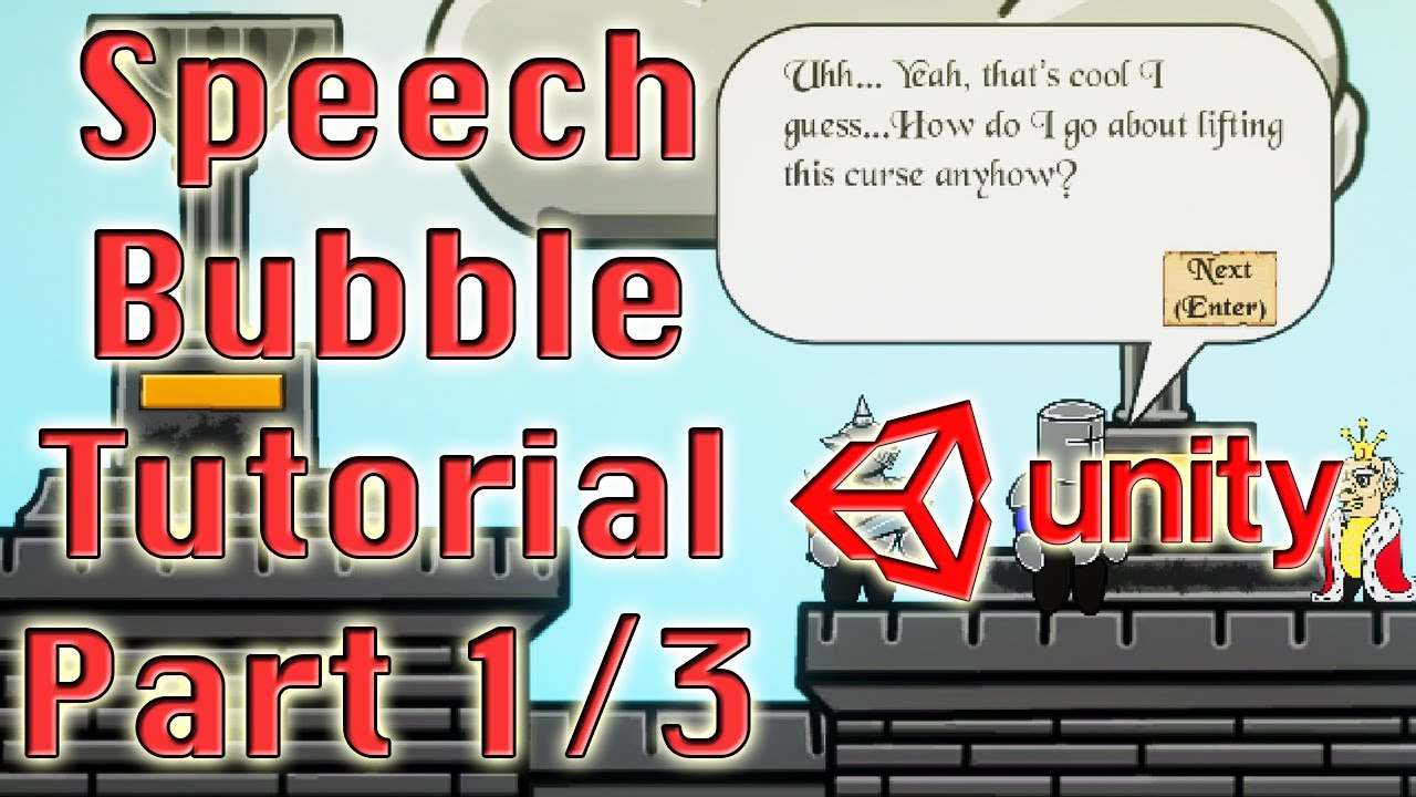 how to make speech bubble in unity