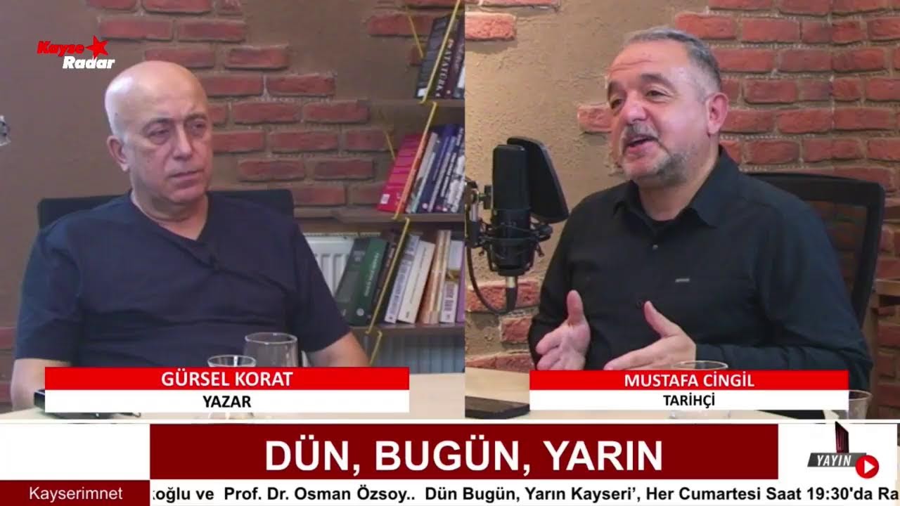 “Kayseri’yi Betonun Altından Çıkaralım”:Gürsel Korat, “Dün Bugün Yarın”da Şehrin Hafızasını Tartıştı
